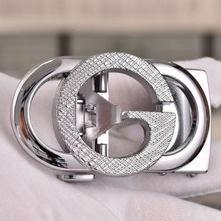 Automatic buckle buckle head belt buckle single sale alloy pants buckle V buckle men's G letter H belt head Z boys fashion