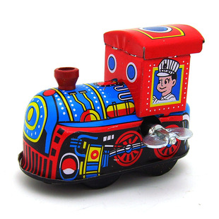 Post-8090 Nostalgic Clockwork Collection Toys Photography Props 261 Fire Truck 237 Locomotive Iron Toys Wholesale