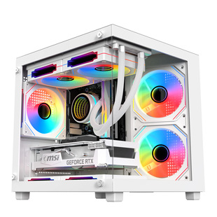 Cross-border Hot Seaview Room Computer Desktop Case 240 Water-cooled Tempered Glass 3.0 Game E-sports Internet Cafe Case