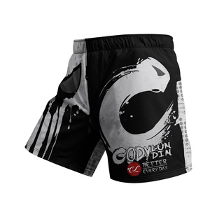 Men's New Printed Fight Training Competition Shorts Fighting Pants Sports Gym Casual Fashion Shorts