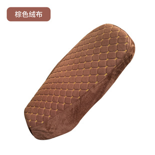 Electric Scooter Motorcycle Winter Cushion Cover Battery Car Universal Cushion Cover Velvet Thickened Warm Cushion Cover