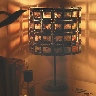 Little Red Riding Book Explosions Light and Shadow Reversal Film Lamp Star-chasing Print Photo Creative diy Nightlight Gifts for Men and Women