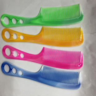 Cross-border hot handle plastic comb two-color hanging comb foreign trade domestic sales