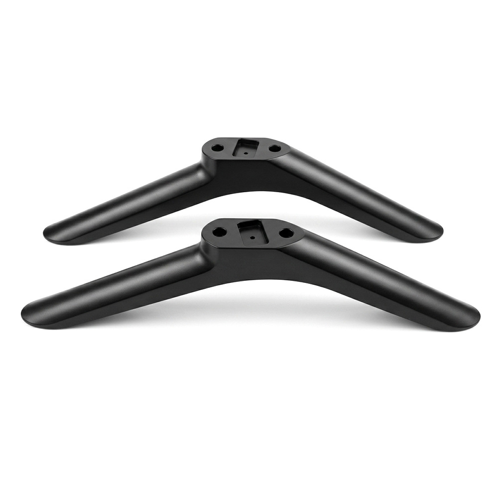 Factory production 24 inch 32 inch 40 inch 43 inch plastic black with base screws separately packaged TV base