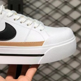 Pure Original Court Legacy All-match Elevated Platform Shoes Low-top Casual College White Shoes DM7590