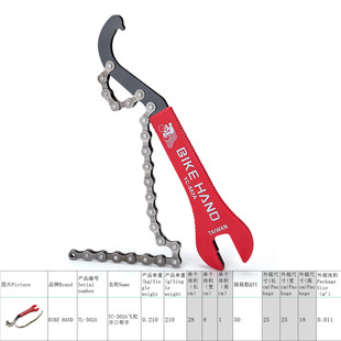 BIKEHAND bicycle flywheel center shaft nut pedal wrench open wrench split card fly stop YC-502A