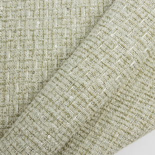 New Spot Section Dyed Jump Color Sequins Chenille Woven Small Fragrant Fabric Women's Vest Shawl Flower Toy