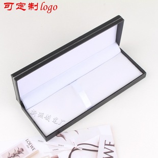 Wholesale Gift Pen Box Metal Pen Box Flip Creative Stationery Single Pack Black Packaging Box
