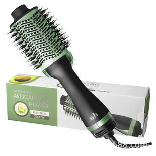 Explosive four-in-one hot air comb multifunctional lazy hair dryer negative ion curling iron hair styling straight hair comb