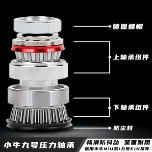 Stainless steel pressure bearing suitable for calf N1S/No. 9 E/N/144 War speed/ghost one or three generations eye Zuma kit