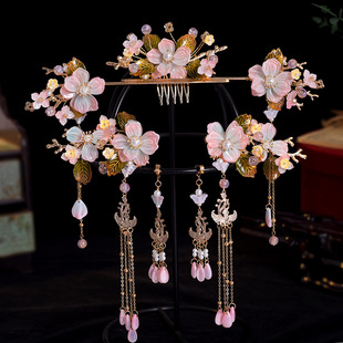 Ancient headdress hair hairpin a full set of super Xianming new simple large set of children's antique headdress