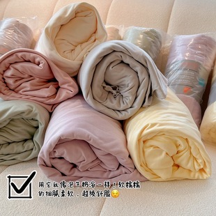 Foreign Trade Cross-border Yunrou Bed Cover Milk Knitted Cotton Bed Cover Solid Color Full Surrounding Mattress Protective Cover Non-slip