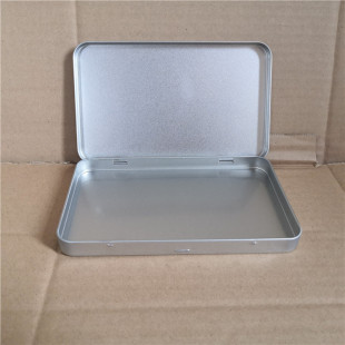 Small batch spot metal packaging box thin postcard card storage box Huihai pencil box wholesale