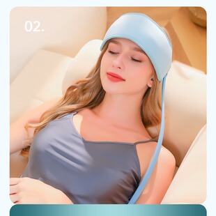 Head Massager Head Therapy Decompression Instrument Automatic Massage Belt Sleep Instrument Household Air Pressure Hot Compress Scalp Massager