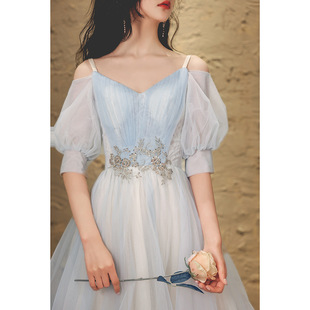 Sweet small dress 2024 spring new girlfriends party Super fairy temperament short dress banquet dress