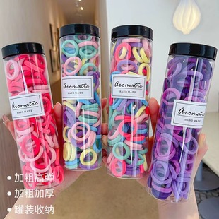 100 children's towel ring does not hurt hair cute color hair ring elastic girls tie small chirp head rope