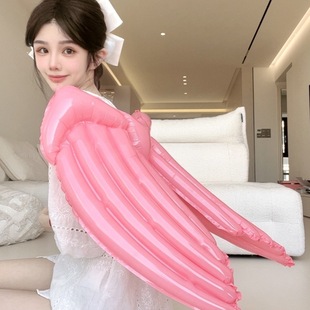 2025 Internet Red Angel Wings Balloon Pushing Stall Spring Festival New Year Gifts Butterfly Baby Party Layout Photograph