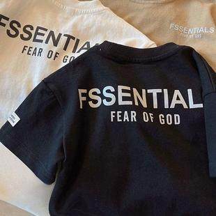 Boys' Short-sleeved T-shirt Pure Cotton 2024 Korean Style Children's Summer Base Shirt Small and Medium-sized Children's Baby Korean Style Top Trendy Cool T