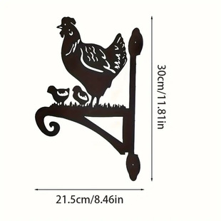 European-style Wall-mounted Iron Flower Basket Wall Decoration Hanging Basket Flower Rack Hanging Flower Rack Living Room Balcony Green Plant Pendant