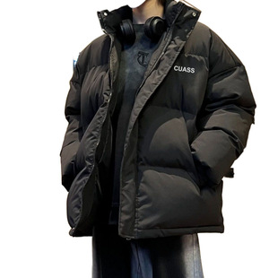 Winter Thickened Cotton-padded Jacket Couple Clothing Casual Down Cotton-padded Jacket Fashionable Loose plus size Fat Men's Coat CP