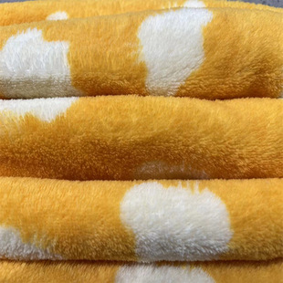 Factory Supply Flannel Cut Flower Small Floral Blanket Flannel Home Textile Fabric