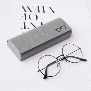 Metal handmade glasses box custom high sense new anti-pressure anti-drop glasses box high sense eye box wholesale