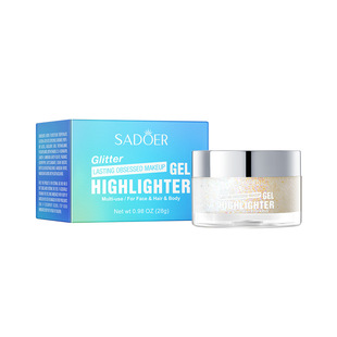 Full English SADOER Colorful Highlight Gel Increase Facial Highlight Makeup Gel Cross-border Foreign Trade Wholesale