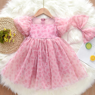 6570 Girls dress Summer New Style Children's Skirt Super Fairy Women's Pompous Veil Skirt Summer Girls Princess Skirt