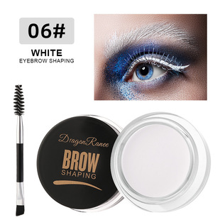 Cross-border Wild Eyebrow Cream non-vignetting eyebrow pencil glue European and American hair styling cream glue soap wax White Eyebrow Cream