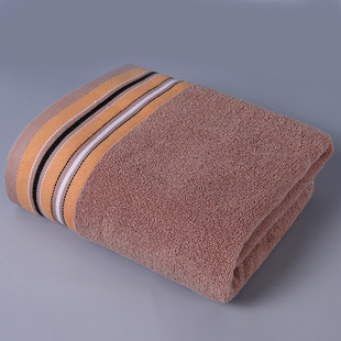 Bath towel cotton wholesale increase thick adult household hotel stall bath towel cotton factory direct polyester cotton