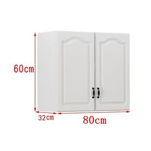 Kitchen Hanging Cabinet Wall Cabinet Living Room Storage Cabinet Household Cabinet Wall-mounted Storage Cabinet Balcony Storage Rack KeGeKun