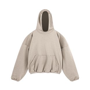 2025 Cross-border American Autumn and Winter New Kanye Double-layer Solid Color Hooded Sweater Fashionable Men's and Women's Loose Hoodie Jacket