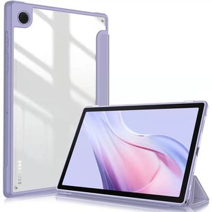 Прямые продажи с фабрики для Samsung Tab A8 X200 Tablet защитный чехол акриловый прозрачный складывающийся втрое устойчивый к падениям кожаный чехол