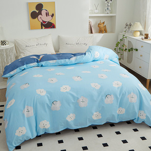 Cotton Quilt Cover Single Piece ins Style Small Fresh Cute Cartoon Cotton Quilt Cover 150x 200x 230cm Single Dormitory