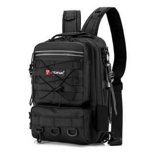 New Luya Bag Double Shoulder Backer Crossbody Luya Pole Bag Waterproof Multifunctional Fishing Outdoor Equipment Fishing Tackles
