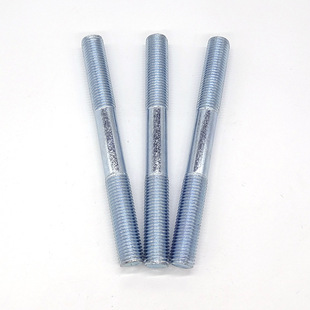 Galvanized Double-Headed Studs 8.8 Grade Two-Headed Screws/Studs Special-Shaped Double-Headed Screws White Zinc Plated Double-Headed Bolts