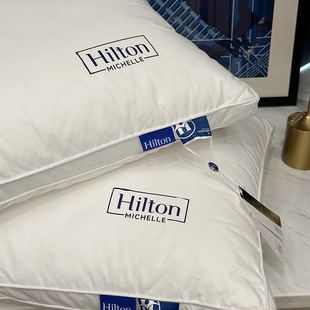 Mitchell Hilton Cotton Five-star Hotel Pillow Autumn and Winter New Hotel Three-dimensional Pillow Core Single Neck Pillow