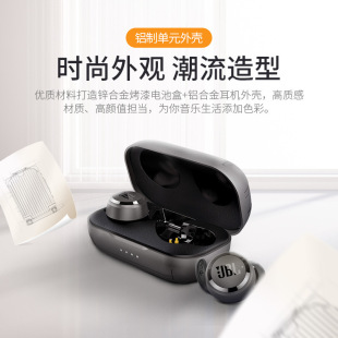 For JBL T280TWS True Wireless Bluetooth Headset Sports Waterproof Noise Reduction Heavy Bass In-ear Stereo