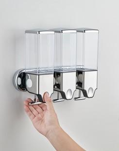 New manual pressing soap dispenser wall-mounted soap dispenser soap dispenser hotel bathroom soap dispenser