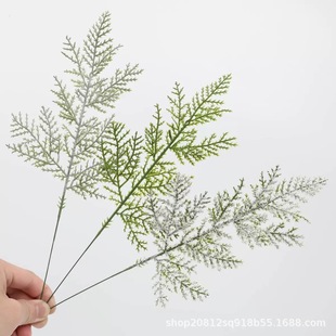 Artificial Flowers, Artificial Plant Accessories, Christmas Tree Pendants, Small Pine Decorative Flowers, Christmas Plastic Flower Decorations