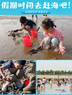 Professional Set for Catching the Sea, Kidsren to Dig Out the Beach, Crab Catching Clip Equipment, Shrimp Extractor, Gloves Artifact, Rake Shovel