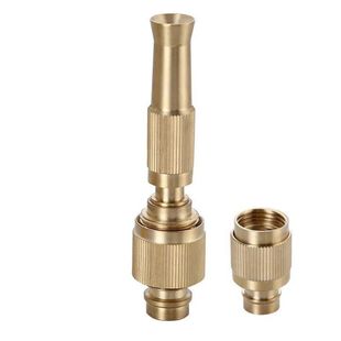 High-Pressure 4-Point Booster Water Gun Spray Gun Car Wash Spray Gun Adjustable Watering Flower and Vegetable Water Gun Hose Water Gun