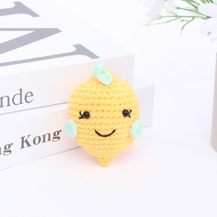 Creative knitted doll toy watermelon potato bean doll finished woven vegetable and fruit doll decoration pendant