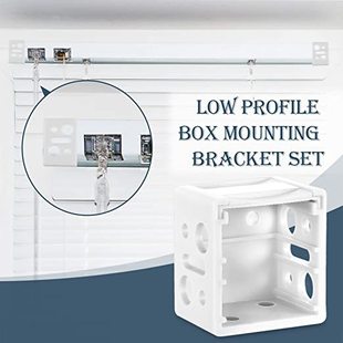 Cross-border 1 inch or so installation code fixed bracket on both sides plastic fixed installation code accessories