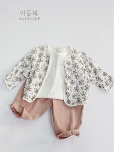 Autumn Children's Cardigan Jacket Korean-style ins-style Cotton Printed Children's Jacket