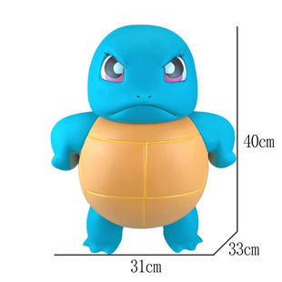 Pokémon Proudly Angry Jenny Turtle Creative Trendy Play Doll Living Room Big Ornaments Toy Hand-held Birthday Gift