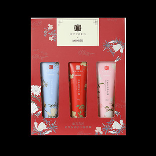 Mingchuang Youpin miniso Императорский дворец китайский стиль четыре сезона цветочный язык крем для рук увлажняющий крем для рук Костюм