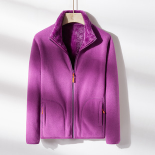 Winter Lamb Velvet Coat Thickened Windproof Warm Anti-static Couple Coat