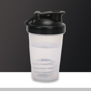 Fitness Water Cup Protein Powder 400ml Plastic Water Cup Milkshake Stirable Portable Water Cup Large Capacity Water Cup