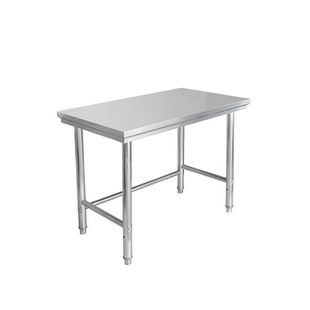 Thickened Stainless Steel Commercial Hotel Kitchen Cutting Vegetables and Chopping Meat Table Cooking Stove Operating Table Floor Soup Barrel Elevated Table